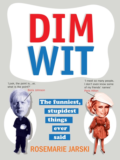 Title details for Dim Wit by Rosemarie Jarski - Available